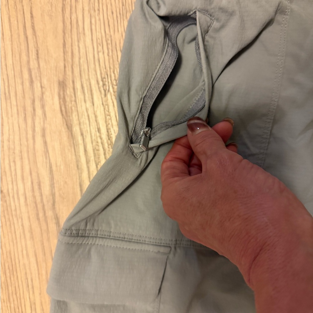 Athleta Silver Buttoned Skirt - 4 - Picture 8 of 10